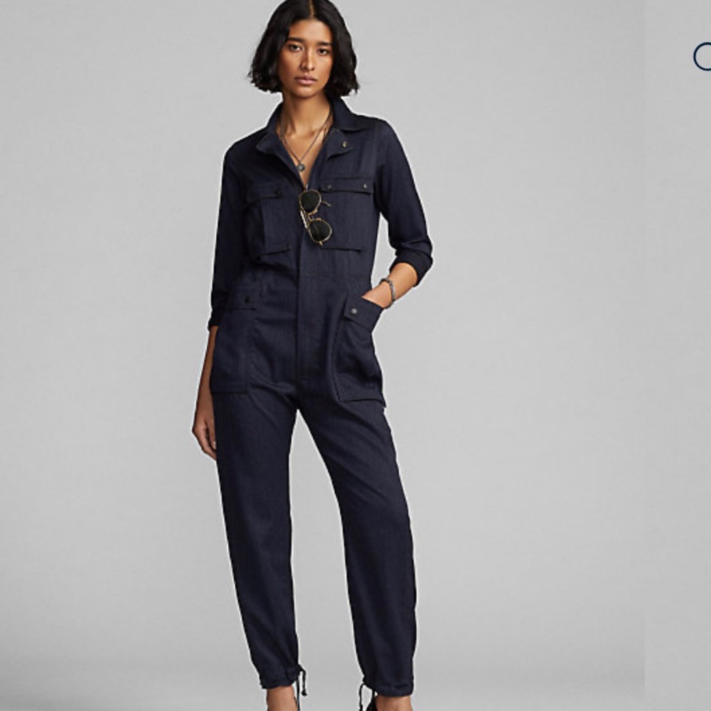 Ralph Lauren RRL denim jumpsuit. Size 2 (fits 28” waist)